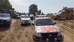 گھوٹکی: رونتی کچے میں پولیس اور رینجرز افسران متحرک، سیکیورٹی صورتحال کا جائزہ